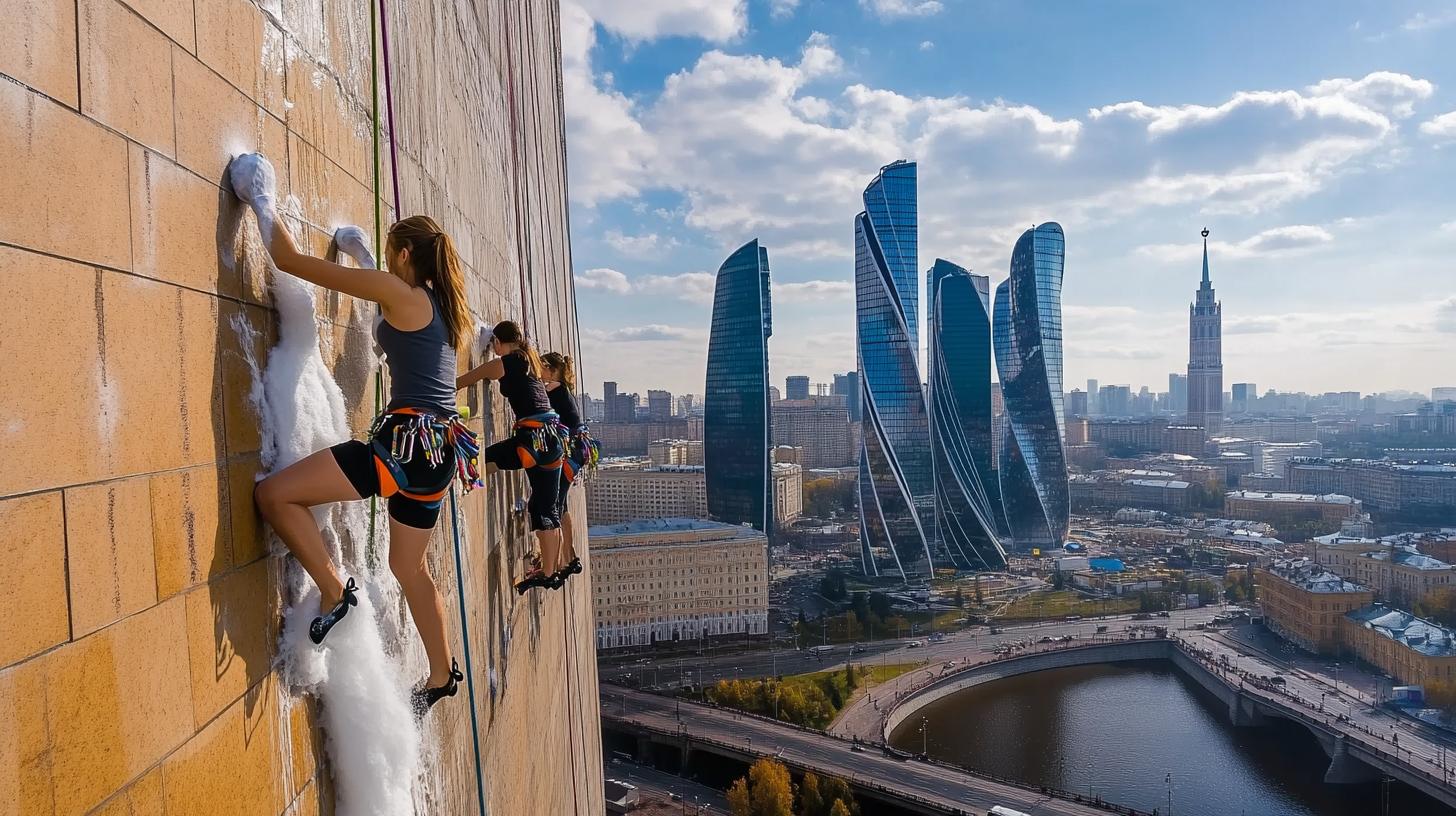 Мойка фасадов зданий в Москве