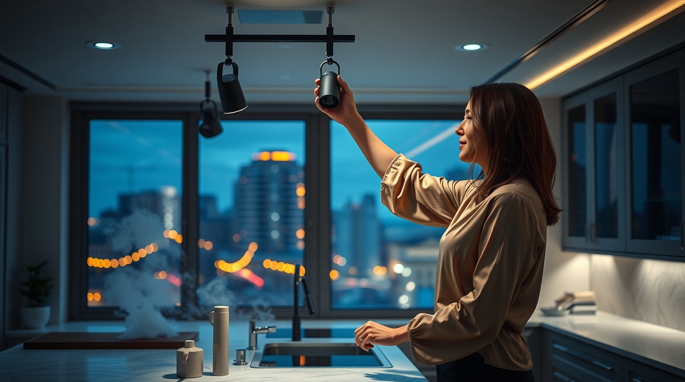 Инновационные трековые светильники на шинопроводе