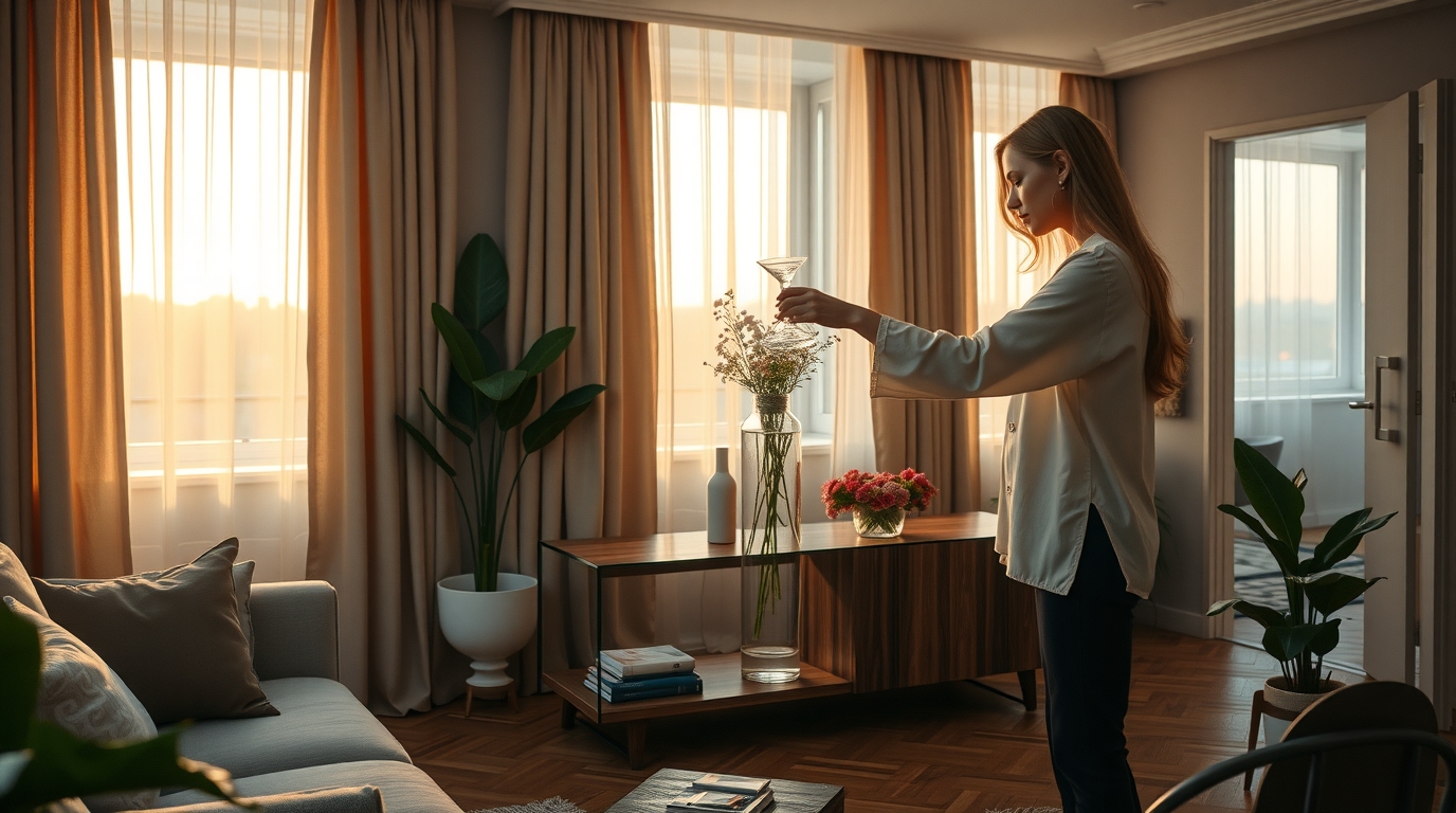 Выбор вазы из стекла