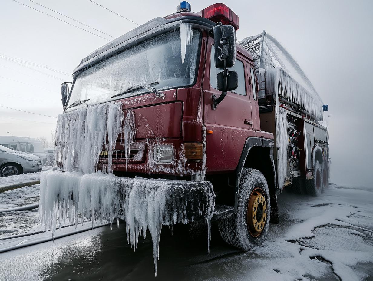 Пожарная машина на мероприятии