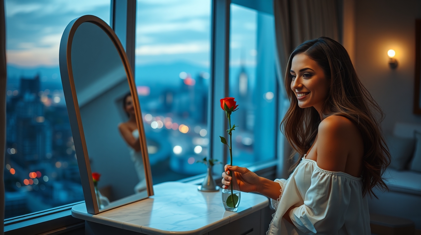 Шарообразная ваза из стекла