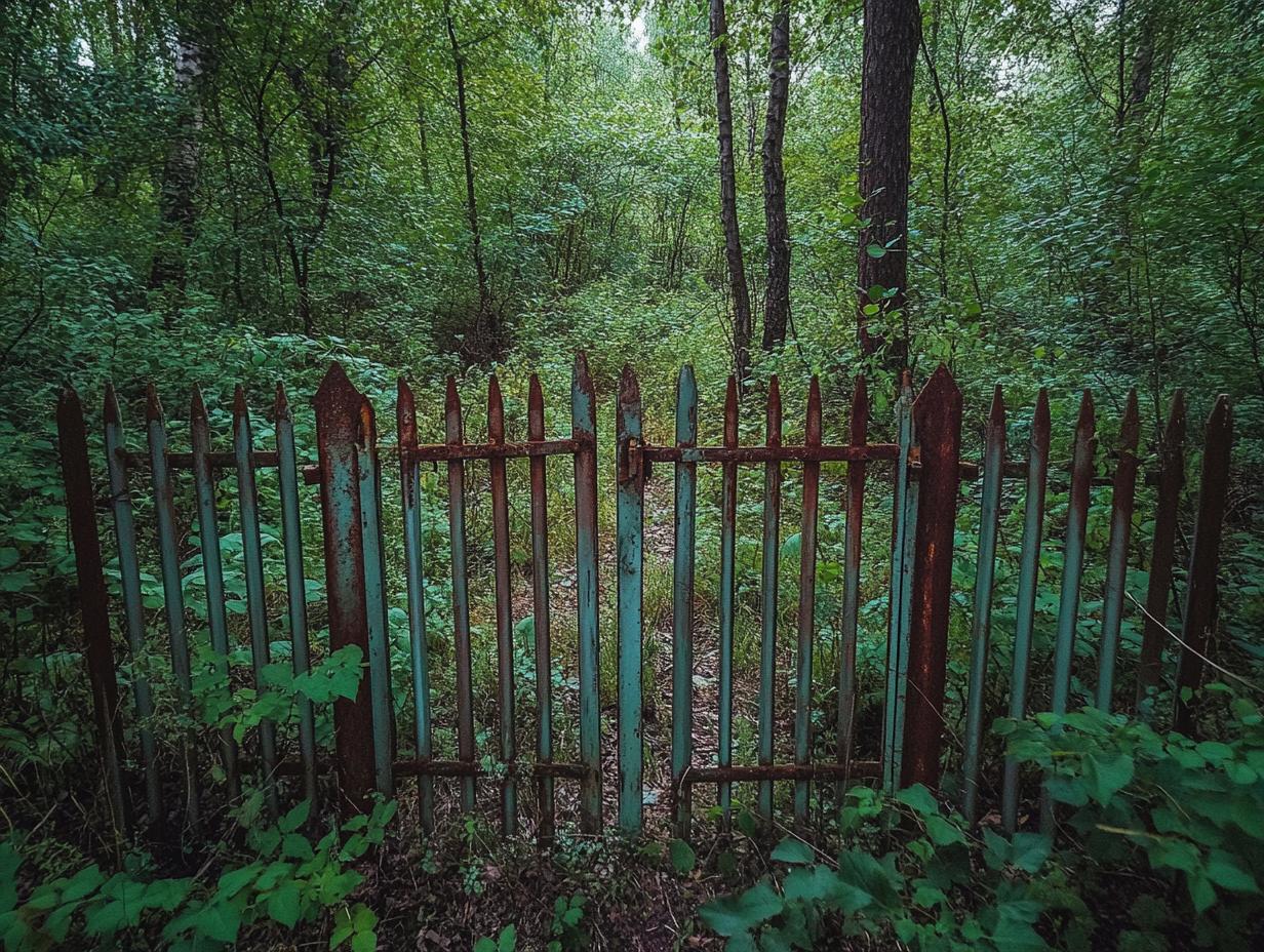 Железный штакетник для забора